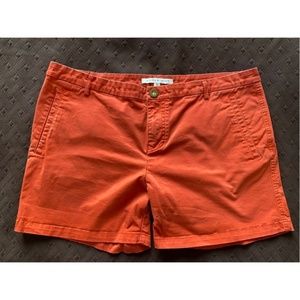 Parke & Ronen red solid stretch Holler Shorts, 36" waist, NWOT
